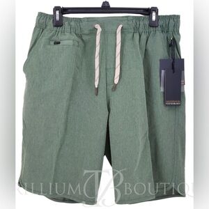 Vintage 1946 shorts Men’s XL Green Elastic w/Drawstring Waist pocket